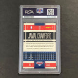 2010-11 Classics Timeless Tributes #91 Jamal Crawford Signed Card AUTO PSA Slabb