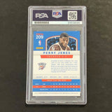 2012-13 Panini Basketball #209 Perry Jones Signed Card AUTO PSA Slabbed Thunder