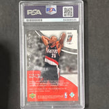 2004 Upper Deck Reflections #68 Travis Outlaw Signed Card AUTO PSA Slabbed Blaze