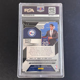 2016-17 Panini Prizm #2 Dario Saric Signed Card AUTO PSA Slabbed Philadelphia 76