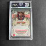 2008-09 NBA Hot Prospects #90 Thaddeus Young Signed Card AUTO PSA Slabbed 76ers