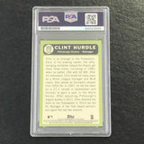 2016 Topps Heritage #273 Clint Hurdle Signed Card PSA Slabbed Auto Pirates