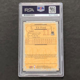2004-05 Fleer Sweet Sigs #3 TJ Ford Signed Card Auto 10 PSA/DNA Slabbed Bucks