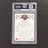 2004-05 Topps Basketball #218 Jeff McInnis Signed Card AUTO PSA Slabbed Cavalier
