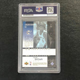 2002 Upper Deck OVATION #90 Kwame Brown Signed Card AUTO PSA Slabbed Wizards