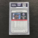 1991 Leaf #106 Cecil Feilder Signed Card Auto PSA Slabbed Tigers