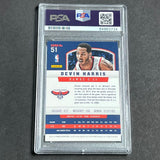 2012-13 Panini Basketball #51 Devin Harris Signed Card AUTO PSA Slabbed Hawks