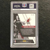 2017-18 Panini Prizm Fundamentals #42 Goran Dragic Signed Card AUTO PSA/DNA Slab
