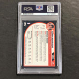 2007-08 Bowman Chrome #35 Adam Morrison Signed Card AUTO PSA Slabbed Bobcats