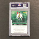 2012-13 Panini Brilliance #13 Jeff Green Signed Card AUTO PSA/DNA Slabbed Celtic
