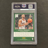 2014-15 Panini Donruss Production Line #2 Kendall Marshall Signed Card AUTO GRAD