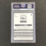 2013-14 NBA Hoops #6 Spencer Hawes Signed Card AUTO PSA/DNA Slabbed 76ers