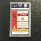 2013-14 Elite Basketball #219 Luigi Datome Signed Card AUTO PSA Slabbed RC Pisto