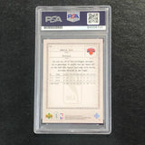 2007-08 UPPER DECK ARTIFACTS #63 David Lee Signed Card AUTO PSA Slabbed Knicks
