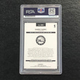 2016-17 NBA Hoops #299 Dario Saric Signed Card AUTO PSA Slabbed RC 76ers