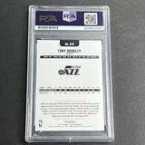 2017-18 NBA Hoops #278 Tony Bradley Signed Card AUTO PSA Slabbed RC Jazz