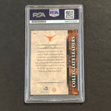 2008 PressBox Collegiate Leaders #39 D.J. Augustin Signed Card AUTO PSA Slabbed