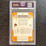2007-08 Fleer #151 Andris Biedrins Signed Card AUTO PSA Slabbed Warriors