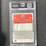 2006-07 NBA Fleer #24 Othella Harrington Signed Card AUTO PSA Slabbed Bobcats