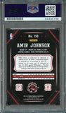 2013-14 Panini Pinnacle #150 Amir Johnson Signed Card AUTO PSA Slabbed Raptors