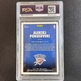 2020-21 Panini Chronicles #SS-15 Aleksej Pokusevski Signed Card AUTO PSA Slabbed