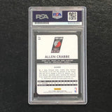 2015-16 Panini Complete #44 Allen Crabbe  Signed Card Auto PSA Slabbed Trail Blazers