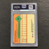 2005 Fleer Baseball #25 Milton Bradley Signed Card PSA Slabbed Dodgers