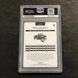 2016-17 NBA Hoops #78 Nikola Vucevic Signed Card AUTO PSA Slabbed Magic