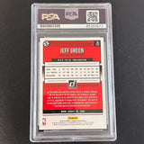 2018-19 Panini Donruss #133 Jeff Green Signed Card AUTO PSA/DNA Slabbed Cavalier