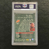 1999-00 SP AUTHENTIC #77 Vin Baker Signed Card Auto PSA/DNA Slabbed Supersonics