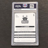 2013-14 Panini NBA Hoops #117 Larry Sanders Signed Card AUTO PSA/DNA Slabbed Buc