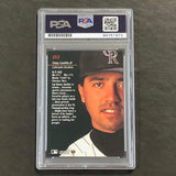 1993 Leaf Baseball #212 Vinny Castilla Signed Card PSA Slabbed Auto Rockies Rook