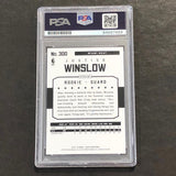 2015-16 NBA Hoops #300 Justice Winslow Signed Card PSA/DNA Slabbed RC Heat