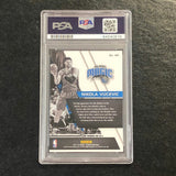2017-18 Panini Prizm Fundamentals #49 Nikola Vucevic  Signed Card AUTO PSA Slabb