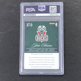 2012-13 Panini Prestige #215 John Henson Signed Card AUTO PSA Slabbed RC Bucks