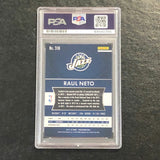 2015-16 Panini Prizm #318 Raul Neto Signed Card Auto PSA Slabbed Jazz