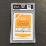 2019-20 Panini Donruss #192 Derrick Favors Signed Card AUTO PSA Slabbed Pelicans