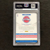 2012-13 NBA Hoops #91 Jonas Jerebko Signed Card Auto PSA Slabbed Pistons