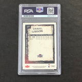 2008-09 Fleer #27 Daniel Gibson Signed Card AUTO PSA Slabbed Cavaliers