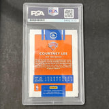 2017-18 Panini Donruss #100 Courtney Lee Signed Card AUTO PSA Slabbed Knicks