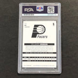 2013-14 NBA Hoops #64 Orlando Johnson Signed Card AUTO PSA Slabbed Pacers