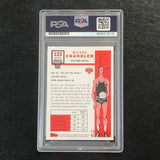2007 Topps 50th Anniversary #133 WILSON CHANDLER  Signed Card Auto PSA Slabbed Knicks
