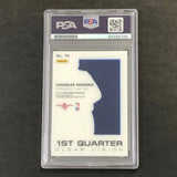 2013-14 Pinnacle Clear Vision #74 Chandler Parsons Signed Card AUTO PSA/DNA Slab