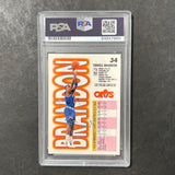 1993-94 Fleer #39 Terrell Brandon Signed Card AUTO 10 PSA/DNA Slabbed Cavaliers