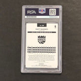 2016-17 Panini NBA Hoops #38 Matt Barnes Signed Card AUTO PSA Slabbed Kings