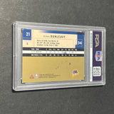2003-04 Fleer Genuine #21 Mike Dunleavy Signed Card PSA Slabbed Warriors