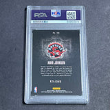2013-14 Panini Crusade #184 Amir Johnson Signed Card AUTO PSA Slabbed Raptors