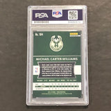 2015-16 Panini Prizm #184 Michael Carter-Williams Signed Card AUTO PSA Slabbed B