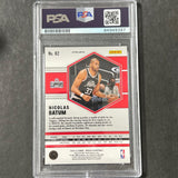 2020-21 Panini Mosaic #82 Nicolas Batum Signed Card AUTO PSA Slabbed Clippers