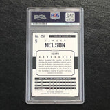 2015-16 NBA Hoops #251 Jameer Nelson Signed Card AUTO PSA Slabbed Nuggets